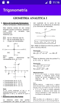 Trigonometría Preuniversitario android App screenshot 3