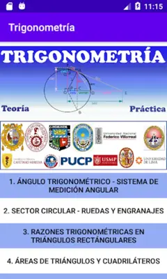 Trigonometría Preuniversitario android App screenshot 7